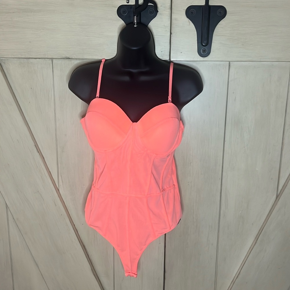 Women’s Hot Orange bodysuit